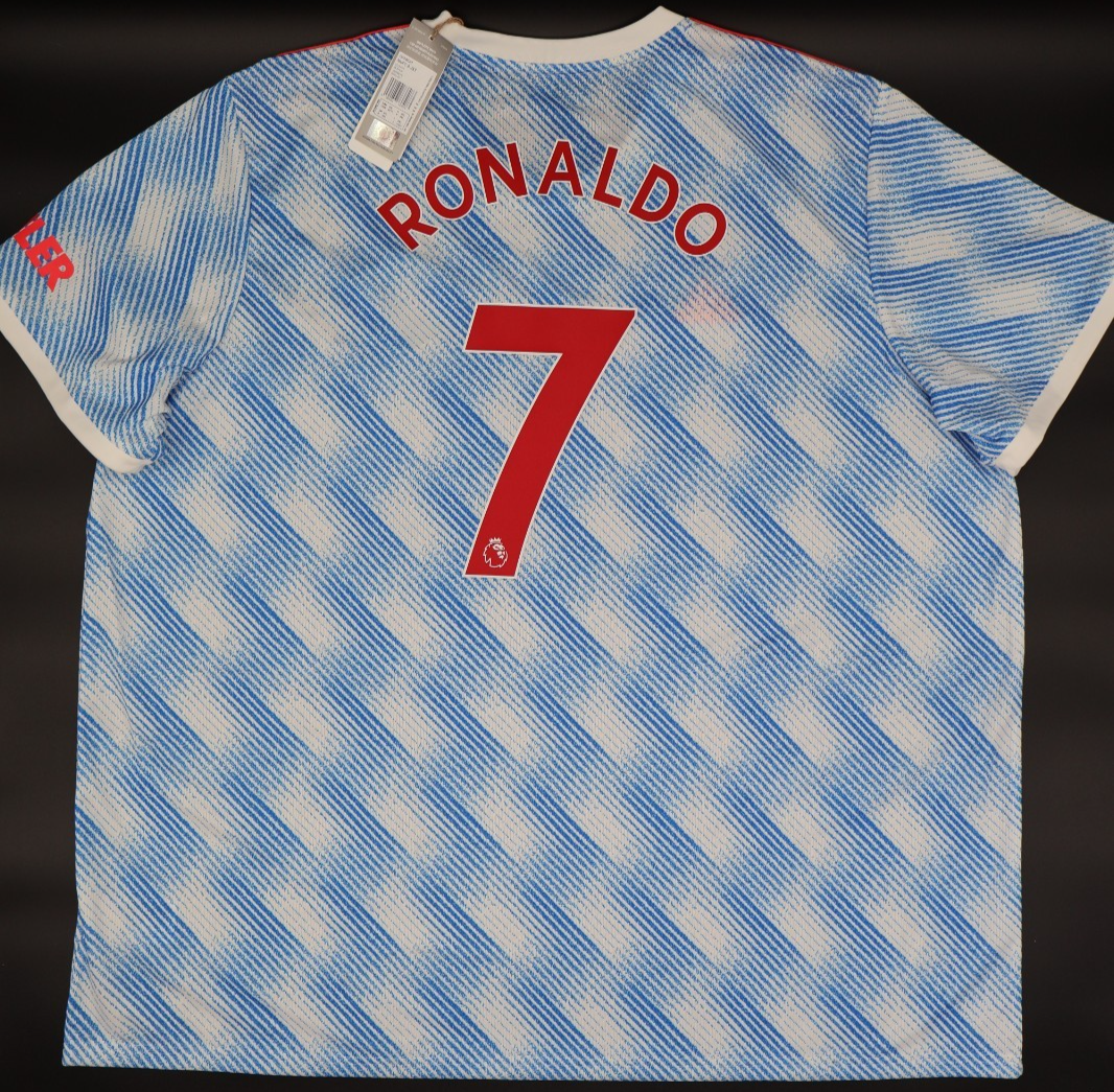 BNWT 2021 2022 MAN UTD ADIDAS AWAY SHIRT RONALDO 7 MEN'S XXXXL (4XL)