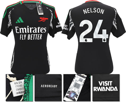 BNWT 2024/2025 ARSENAL F.C. ADIDAS AWAY SHIRT NELSON 24