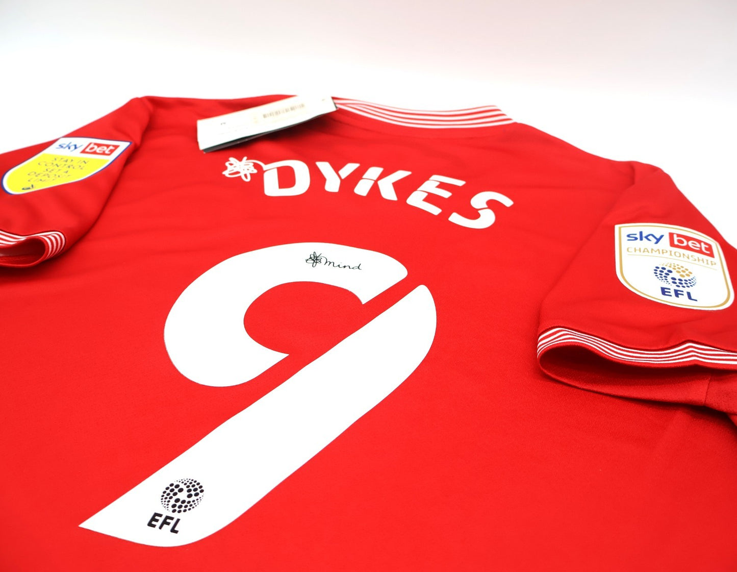 BNWT 2020 2021 QPR AWAY SHIRT ERREA DYKES 9 MEN'S MEDIUM