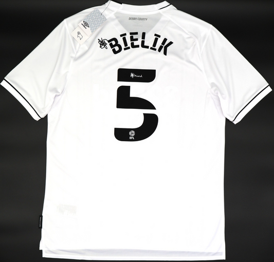 BNWT 2020 2021 DERBY HOME UMBRO FOOTBALL SHIRT BIELIK 5 MEN'S XL