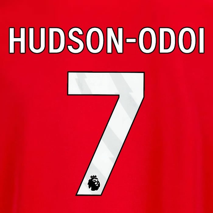 2025 2026 OFFICIAL NOTTINGHAM HUDSON ODOI 7 WHITE HOME PLAYER SIZE NAMESET