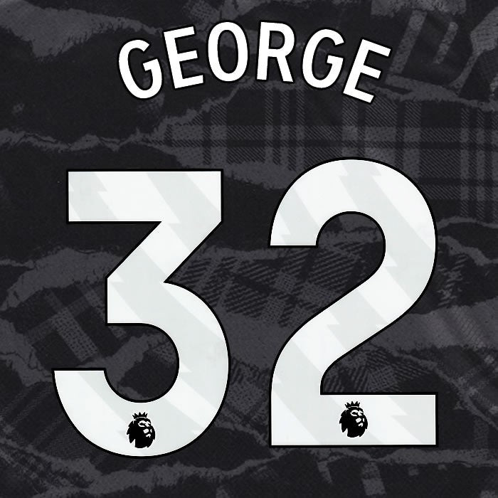 2024 2025 OFFICIAL CHELSEA GEORGE 32 WHITE 3RD PLAYER SIZE NAMESET