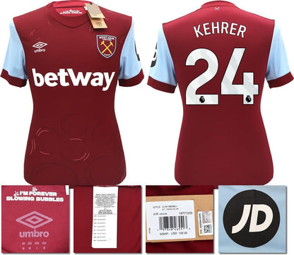 BNWT 2023 2024 UMBRO WEST HAM HOME SHIRT KEHRER 24 MEN'S