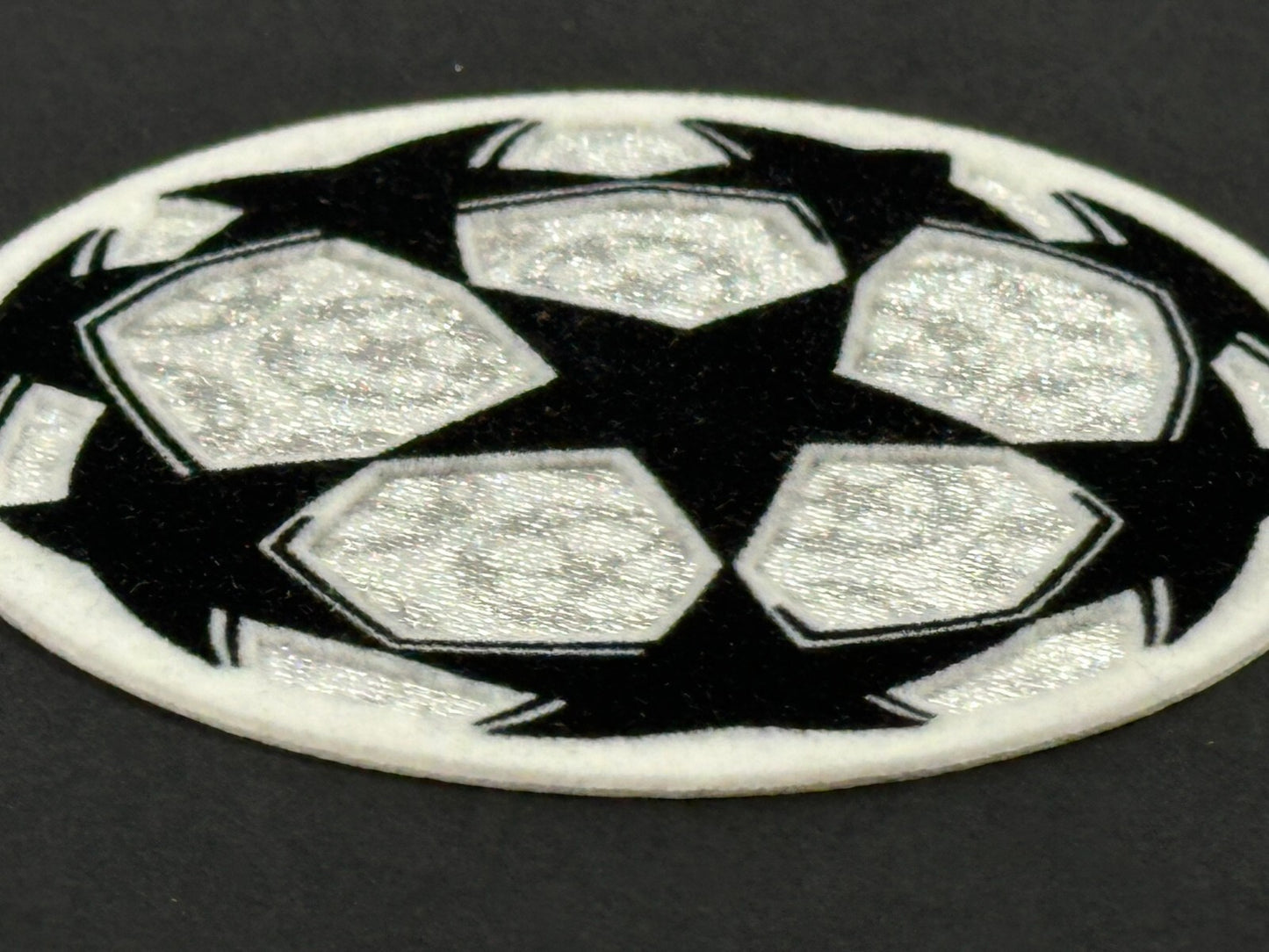 2021 2024 OFFICIAL SPORTING ID UCL CHAMPIONS LEAGUE STARBALL PLAYER SLEEVE PATCH