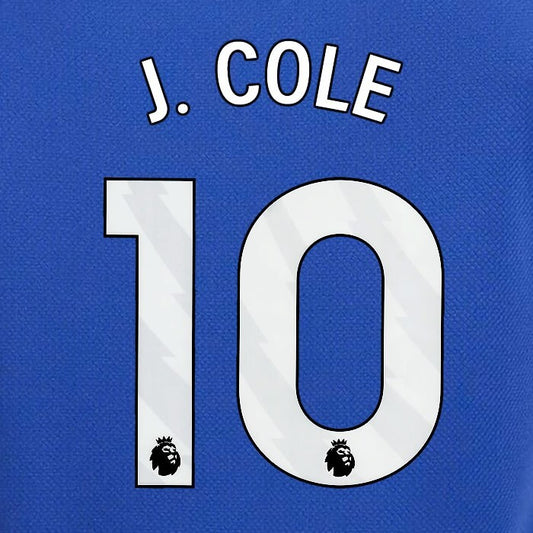 2023 2024 OFFICIAL CHELSEA J. COLE 10 WHITE HOME PLAYER SIZE NAMESET