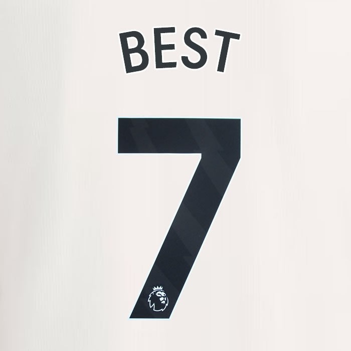 2023 2024 MANCHESTER UNITED BEST 7 3rd BLACK PLAYER SIZE NAMESET