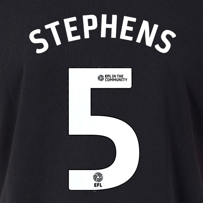25 26 SOUTHAMPTON FC STEPHENS 5 OFFICIAL WHITE HOME PLAYER SIZE NAME SET 230MM