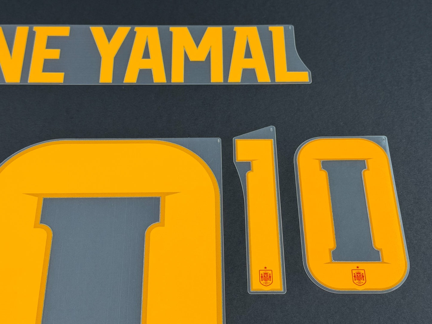 SPAIN 2026 (WC) OFFICIAL AVERY DENNISON LAMINE YAMAL 10 HOME PLAYER SIZE NAMESET