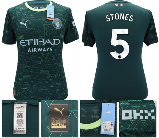 BNWT 2025 2026 MAN CITY PUMA 4TH STONES 5 FOOTBALL SHIRT