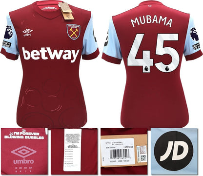 BNWT 2023 2024 UMBRO WEST HAM HOME SHIRT MUBAMA 45 MEN'S
