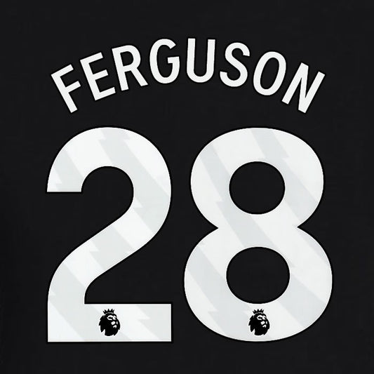 2023 2024 BRIGHTON FERGUSON 28 OFFICIAL WHITE AWAY PLAYER SIZE NAME SET