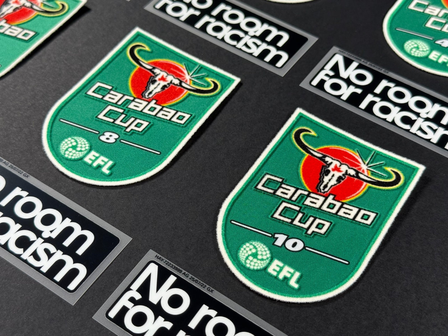 2025 2026 OFFICIAL PLAYER SIZE EFL CARABAO CUP WINNERS + NO ROOM SLEEVE PATCHES