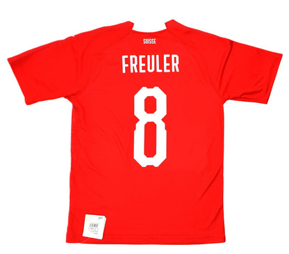 BNWT PUMA 2018 SWITZERLAND HOME SHIRT FREULER 8 MEN'S SMALL