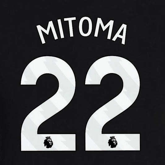 2023 2024 BRIGHTON MITOMA 22 OFFICIAL WHITE AWAY PLAYER SIZE NAME SET