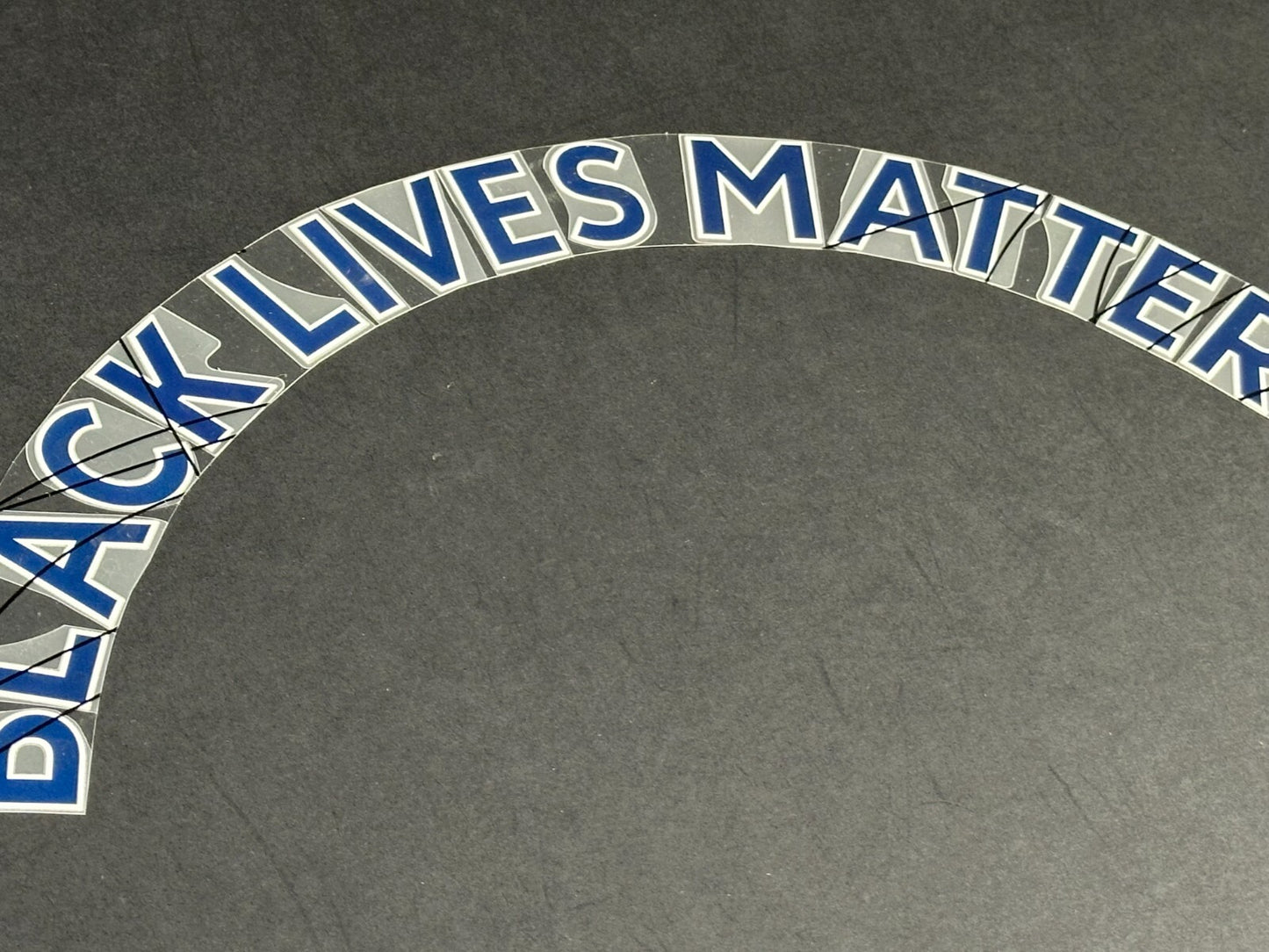 2019 2020 OFFICIAL AVERY DENNISON BLACK LIVES MATTER NAME BLOCK BLUE