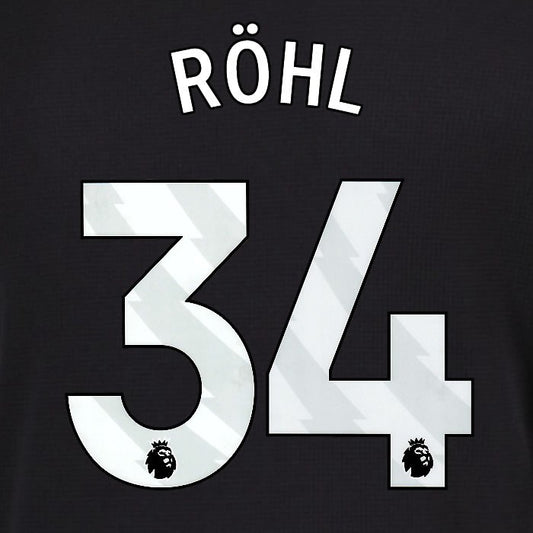 2025 2026 EVERTON ROHL 34 OFFICIAL WHITE 3RD PLAYER SIZE NAMESET
