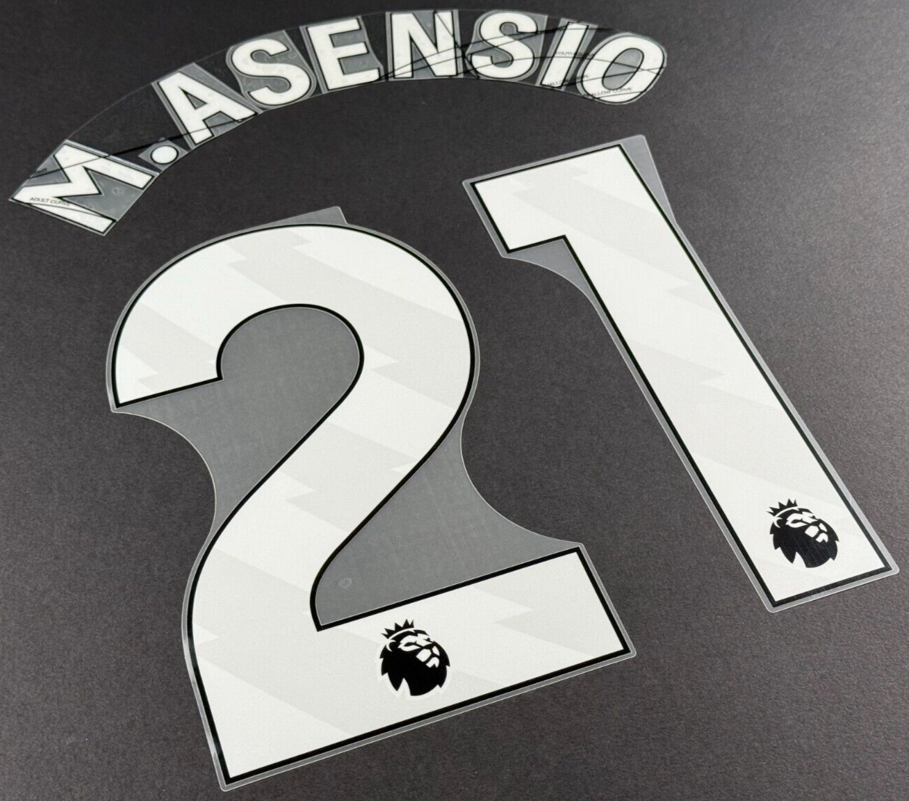 ASTON VILLA 2024/25 M. ASENSIO 21 OFFICIAL AVERY DENNISON WHITE PLAYER SIZE