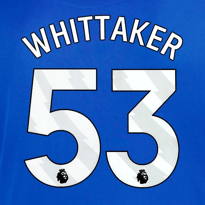 2025 2026 OFFICIAL SUNDERLAND WHITTAKER 53 WHITE AWAY PLAYER SIZE NAME SET