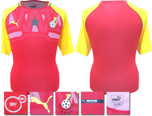 BRAND NEW PUMA GHANA 2018 2019 HOME FOOTBALL SHIRT MEN'S SMALL
