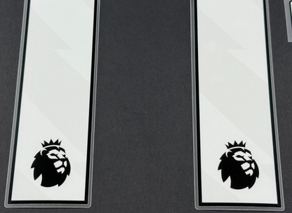 2025 2026 M. SALAH 11 OFFICIAL AVERY DENNISON WHITE PLAYER SIZE NAME + PATCHES