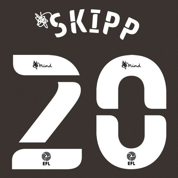 NORWICH 2020 2021 OFFICIAL SKIPP 20 3RD PLAYER SIZE NAME SET