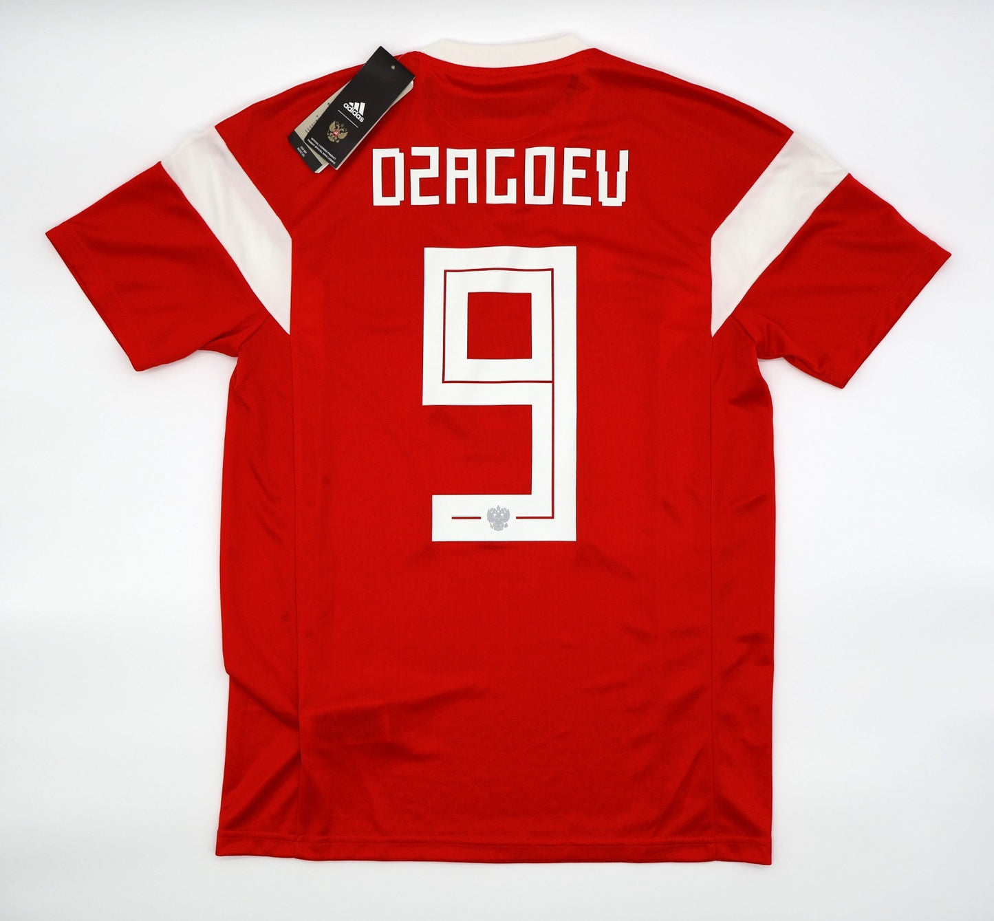 BNWT RUSSIA ADIDAS HOME 2018 DZAGOEV 9 SHIRT MENS
