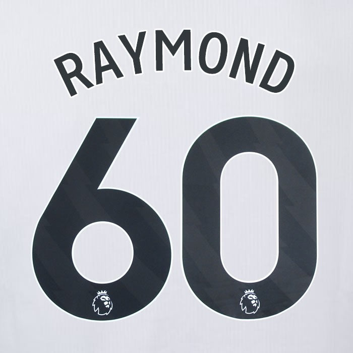 2023 2024 OFFICIAL CRYSTAL PALACE RAYMOND 60 BLACK AWAY PLAYER SIZE NAMESET