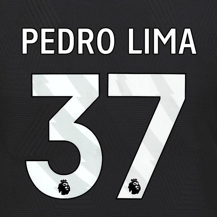 2024 2025 WOLVES AWAY WHITE PEDRO LIMA 37 OFFICIAL PLAYER SIZE NAMESET