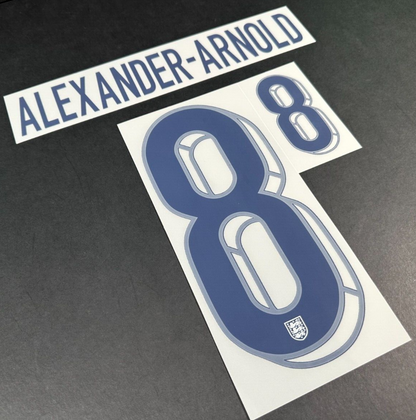 ENGLAND 2024-2025 OFFICIAL SPORTING ID ALEXANDER - ARNOLD 8 HOME PLAYER SIZE