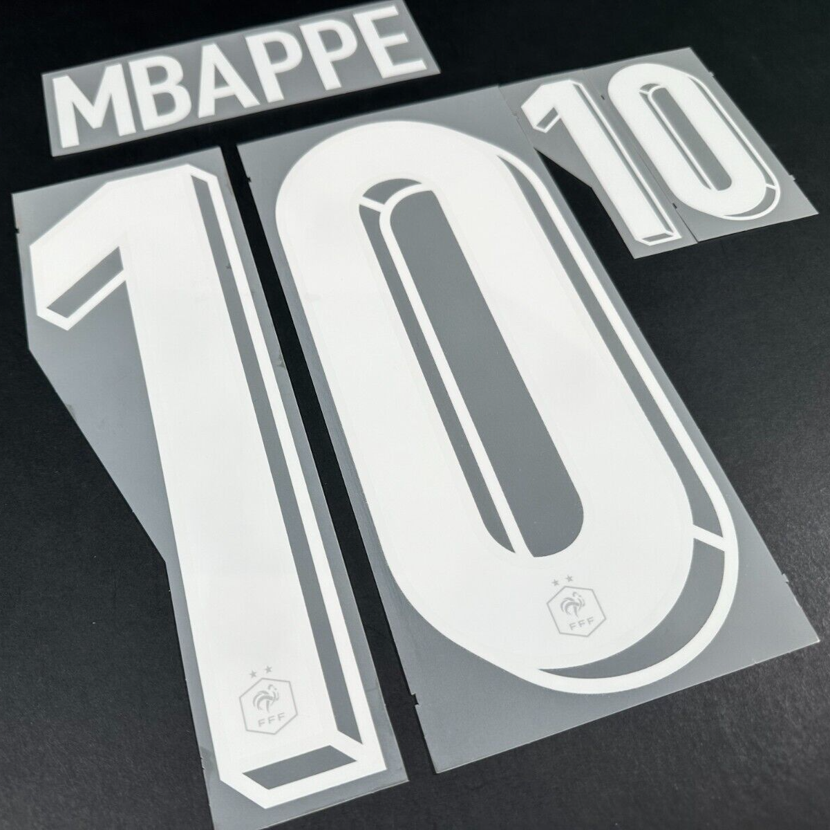 FRANCE 2022 2023 OFFICIAL MONBLASON MBAPPE 10 HOME PLAYER SIZE NAMESET