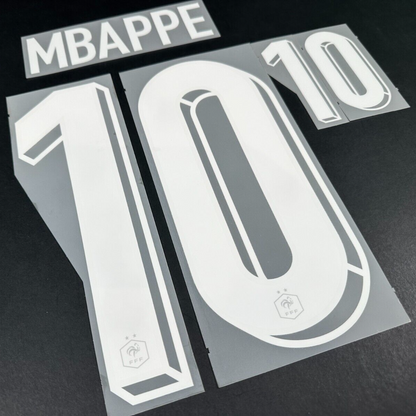 FRANCE 2022 2023 OFFICIAL MONBLASON MBAPPE 10 HOME PLAYER SIZE NAMESET