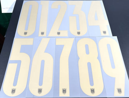 2020 2021 OFFICIAL STILSCREEN AUSTRIA AWAY GOLD SHIRT NUMBERS