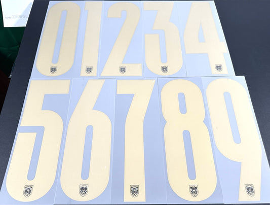 2020 2021 OFFICIAL STILSCREEN AUSTRIA AWAY GOLD SHIRT NUMBERS