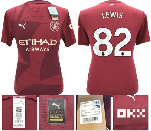 BNWT 2024 2025 MAN CITY PUMA THIRD LEWIS 82 FOOTBALL SHIRT