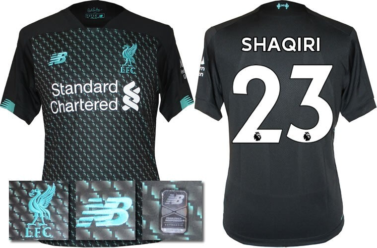 BNWT 2019 2020 NEW BALANCE LIVERPOOL 3RD SHIRT SHAQIRI 23 MENS