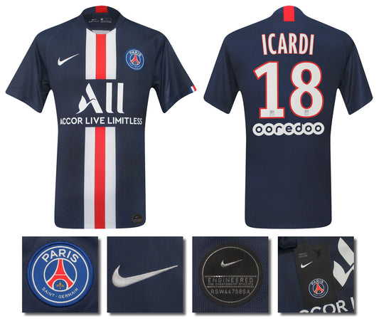 BNWT 2019 2020 PSG ICARDI 18 HOME NIKE FOOTBALL SHIRT MENS SIZES