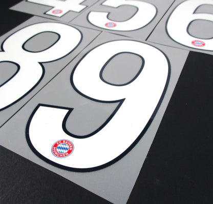 2018 2019 OFFICIAL SPORTING ID BAYERN MUNICH HOME WHITE PLAYER SIZE SHIRT NUMBER