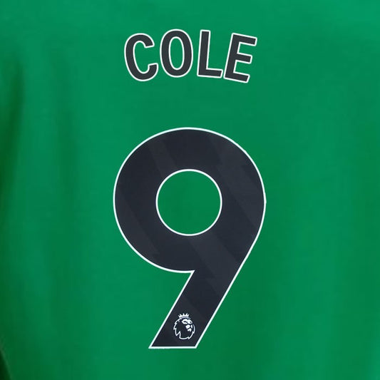 2023 2024 NEWCASTLE COLE 9 OFFICIAL BLACK AWAY PLAYER SIZE NAME SET