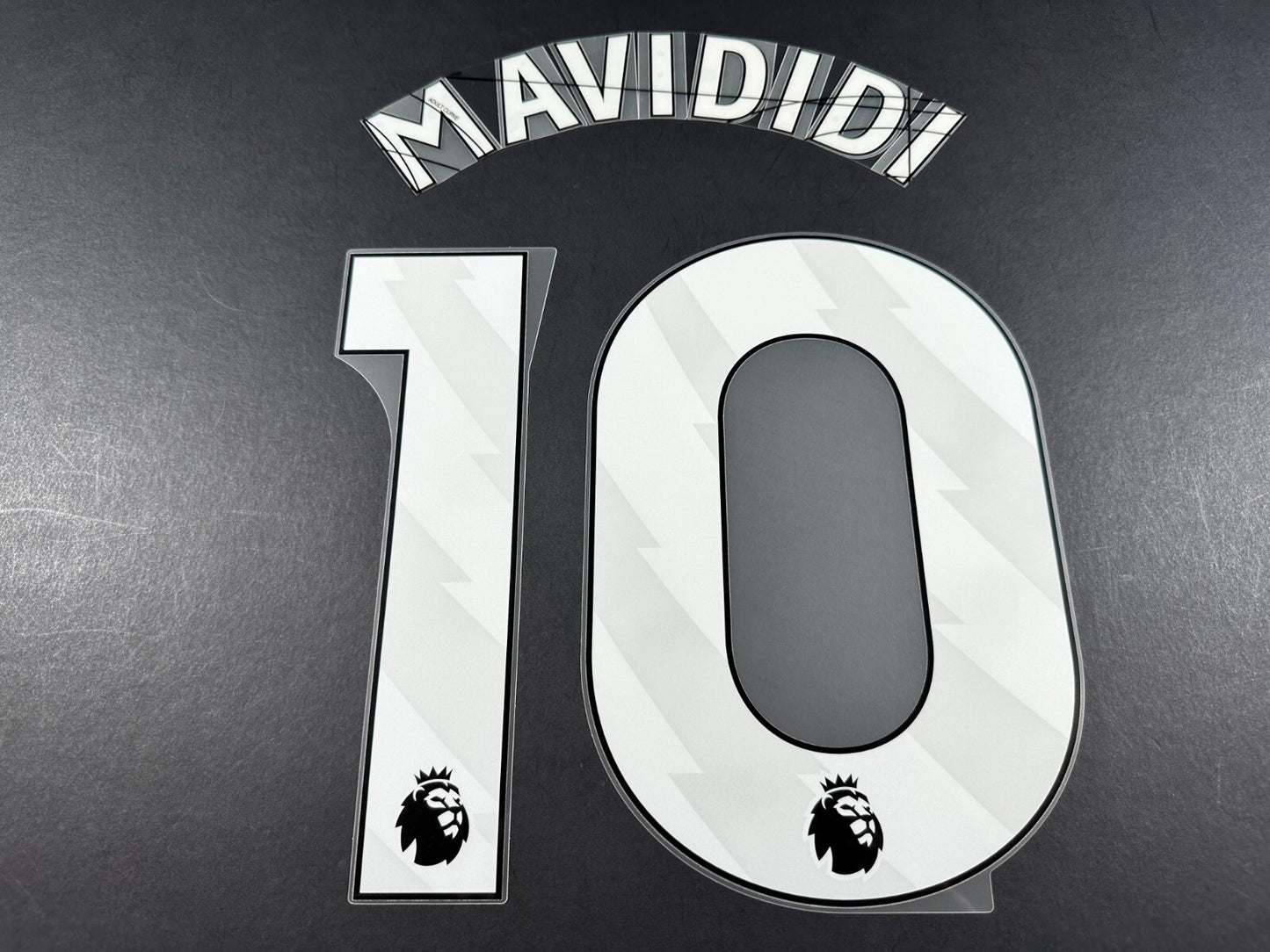 2024 2025 OFFICIAL LEICESTER CITY MAVIDIDI 10 WHITE PLAYER SIZE NAME SET
