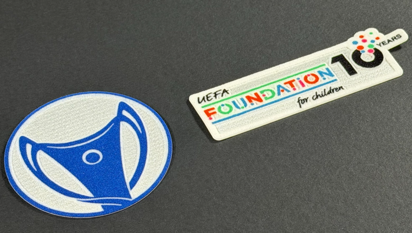 2025 2026 OFFICIAL SPORTING ID WOMENS CHAMPIONS LEAGUE SLEEVE PATCH SET