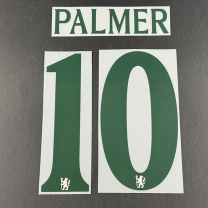 2025 2026 OFFICIAL CHELSEA PALMER 10 AWAY CUP PRINT PLAYER SIZE NAMESET