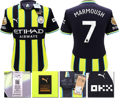 BNWT 2024 2025 MAN CITY PUMA AWAY MARMOUSH 7 FOOTBALL SHIRT