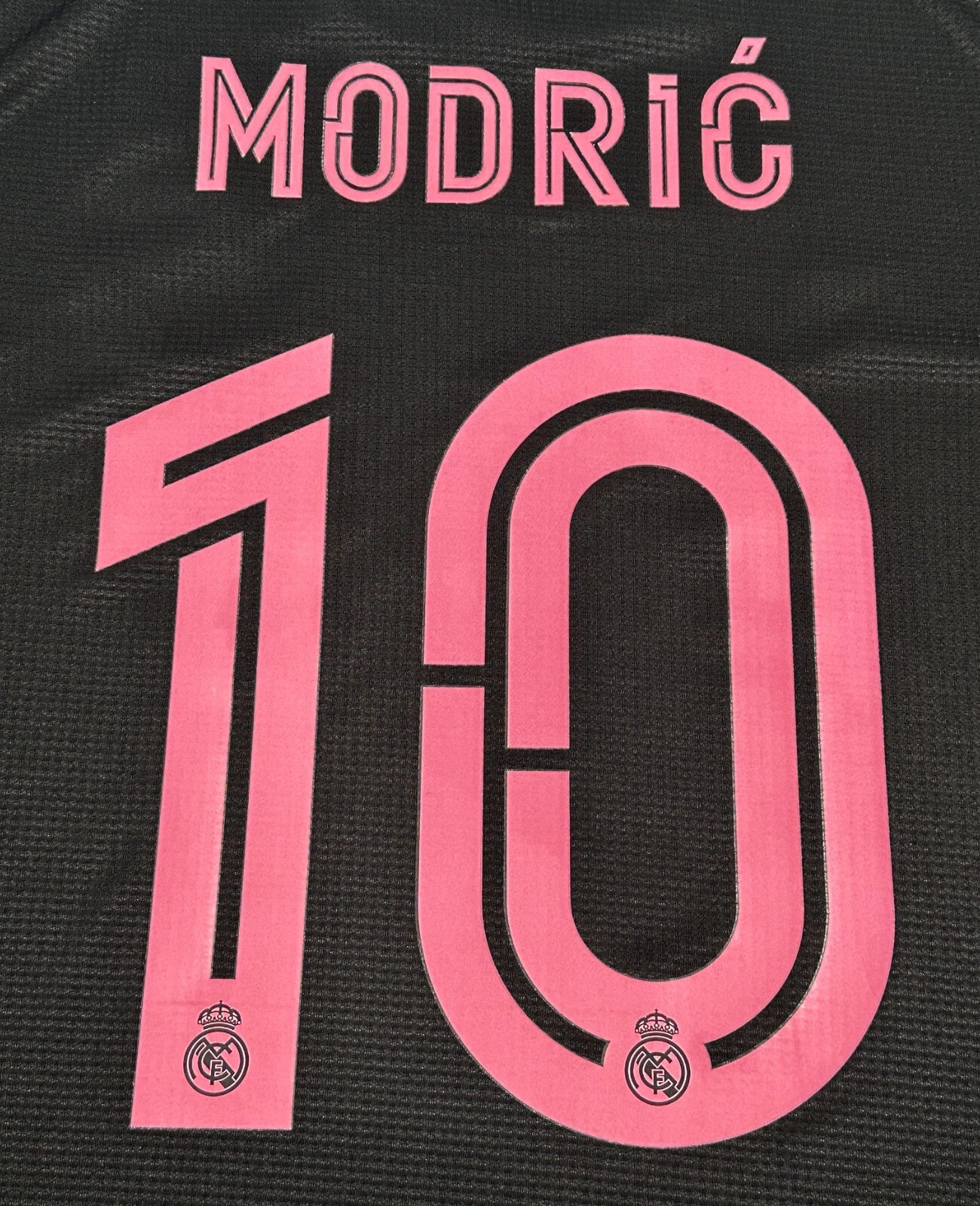 2020 2021 AVERY DENNSION REAL MADRID MODRIC 10 3RD THIRD PINK PLAYER SIZE