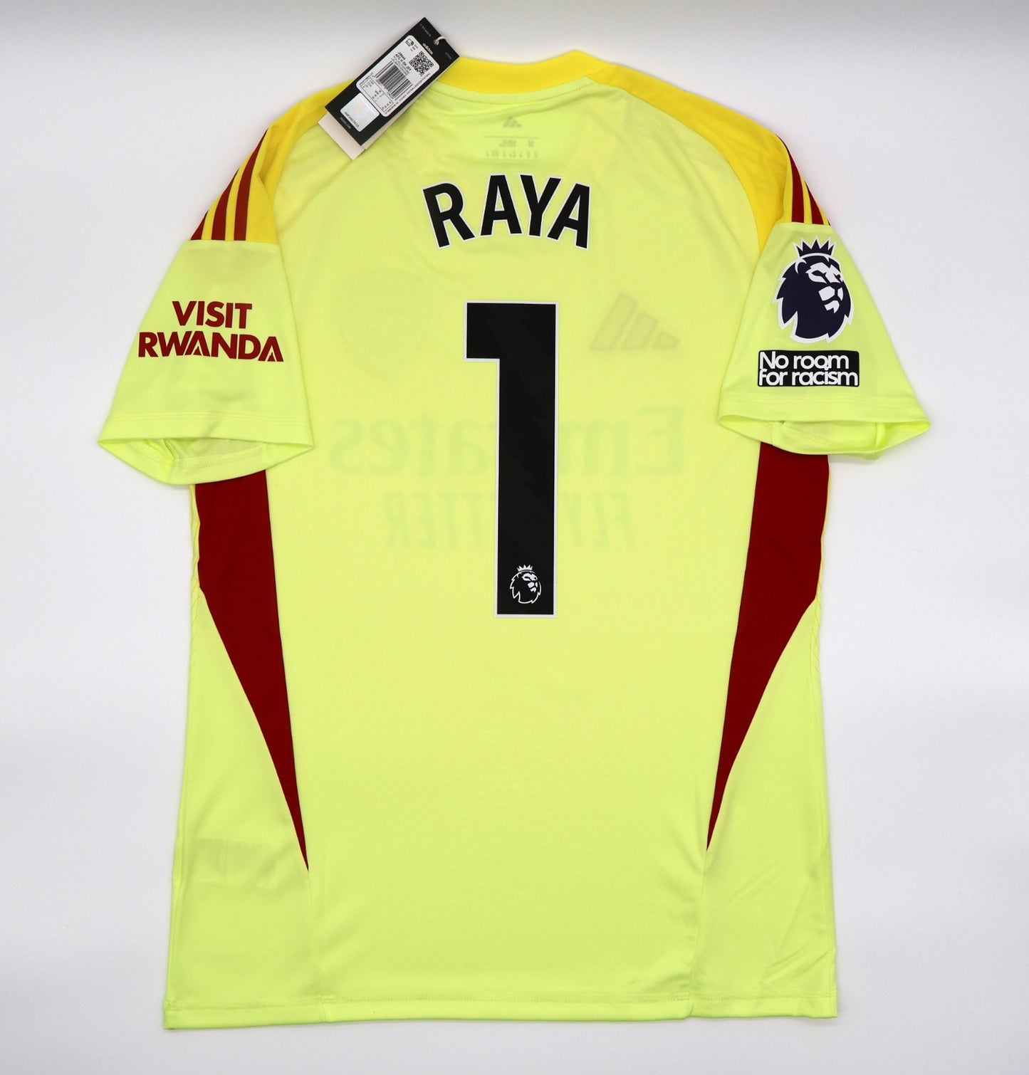 BNWT 2025 2026 ARSENAL FC  ADIDAS HOME GOALKEEPER SHIRT RAYA 1 + PATCHES