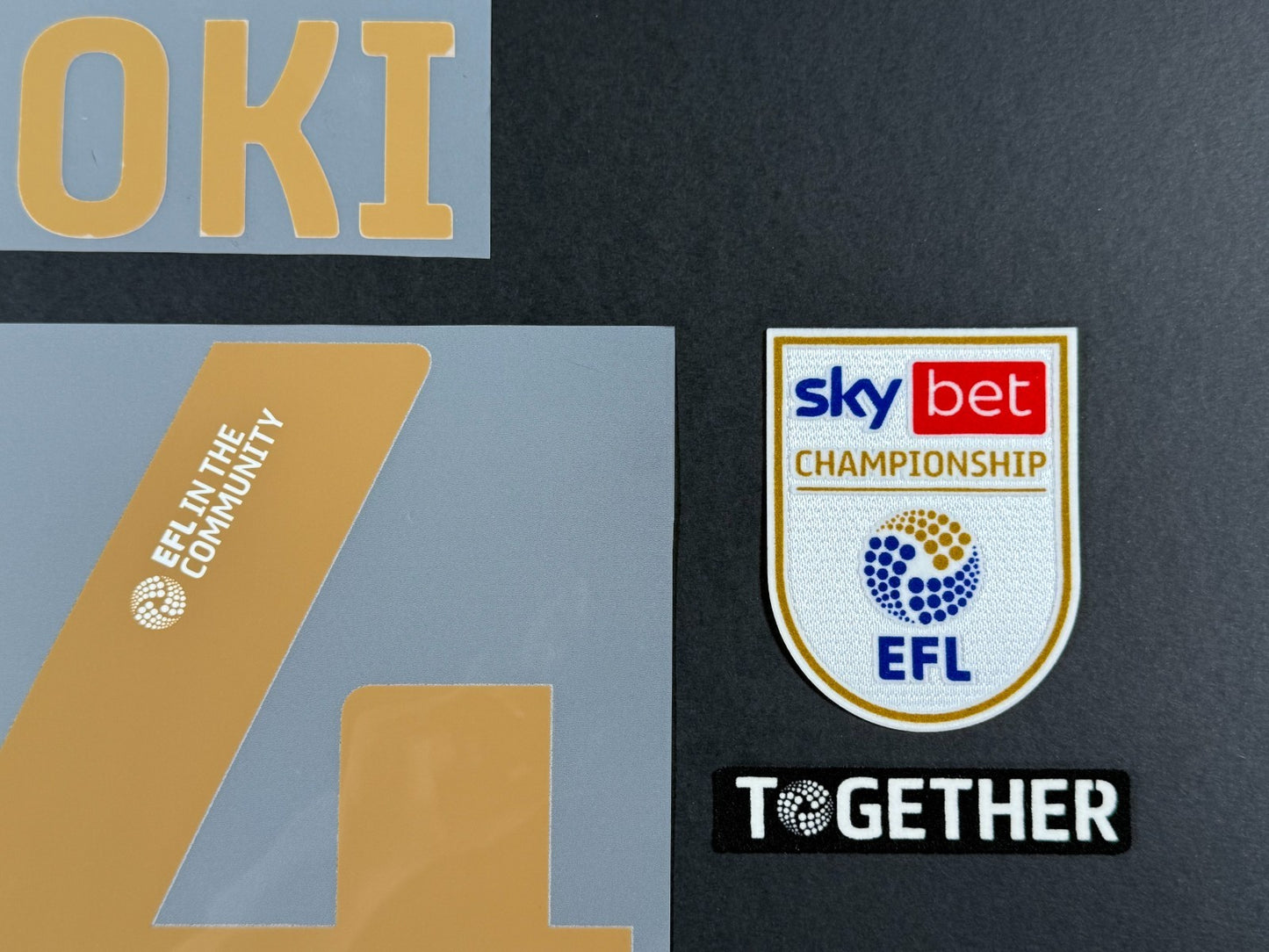 BIRMINGHAM 2025 2026 OFFICIAL HOME TOMOKI 24 PLAYER SIZE NAMESET + PATCHES