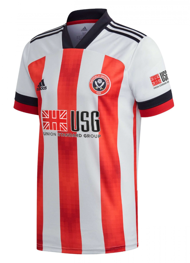 BNWT 2020 2021 SHEFFIELD UNITED HOME ADIDAS SHIRT PERSONALISED MEN'S