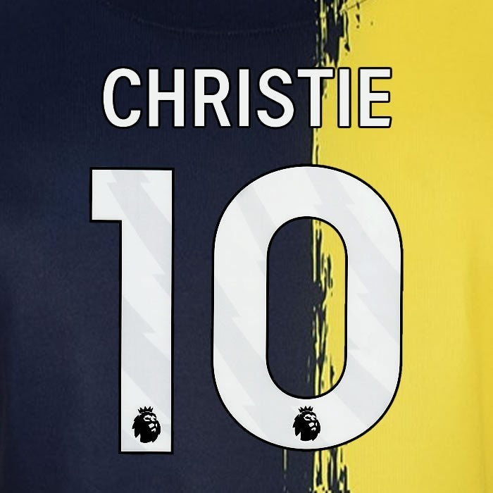 2023 2024 BOURNEMOUTH CHRISTIE 10 WHITE 3rd PLAYER SIZE NAME SET