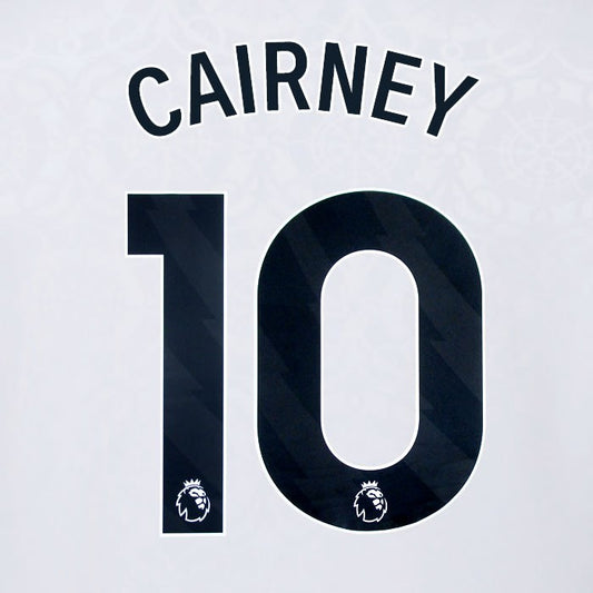 2025 2026 OFFICIAL FULHAM CAIRNEY 10 BLACK HOME PLAYER SIZE NAMESET