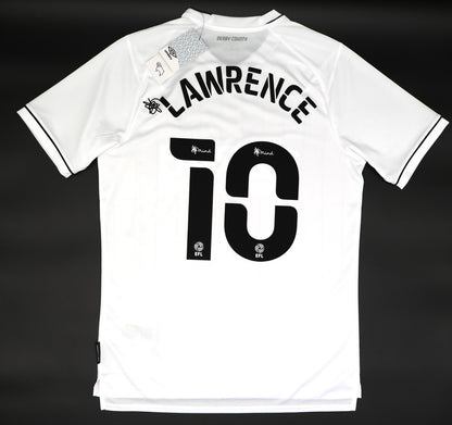 BNWT 2020 2021 DERBY HOME UMBRO FOOTBALL SHIRT LAWRENCE 10 MEN'S MEDIUM
