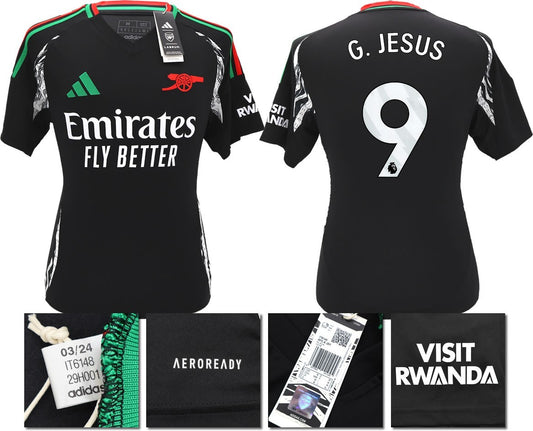 BNWT 2024/2025 ARSENAL F.C. ADIDAS AWAY SHIRT G. JESUS 9